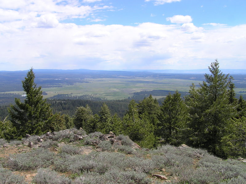 Big Summit Prairie from top of Round Mountain.