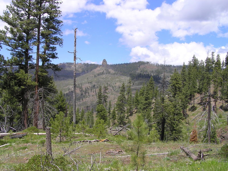 Twin Pillars from Belknap Trail.