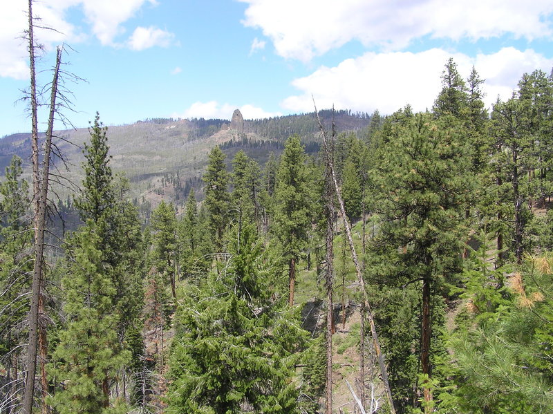 Twin Pillars from Belknap Trail