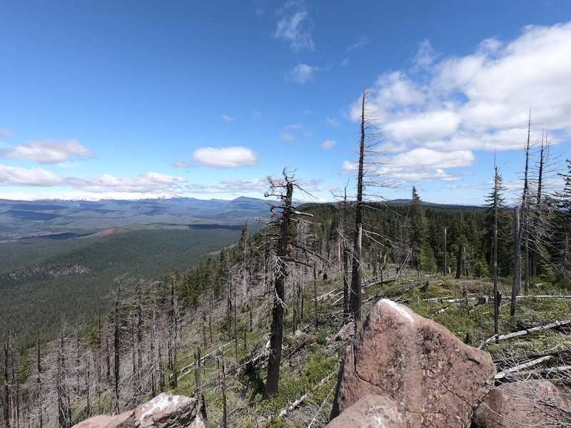 View north from Green Ridge