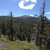 Diamond Peak from trail