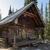 The historic Slocan Chief Cabin, now a museum.