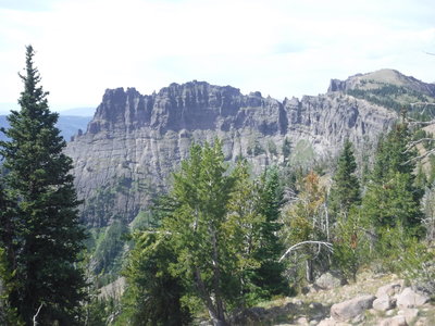 Big Horn Peak (upper right-hand corner) from a distance August 20, 2019