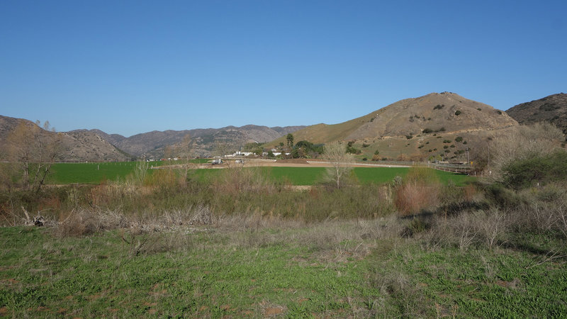 Farm near the east end of the Raptor Ridge Trail.