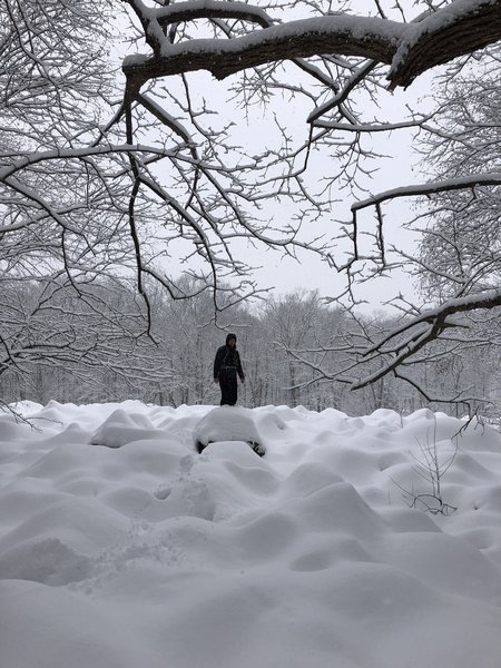 Ringing rocks in winter