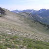 Looking back south along trail towards King Peak.