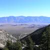 View of White Mountains from Meysan Lakes Trail.