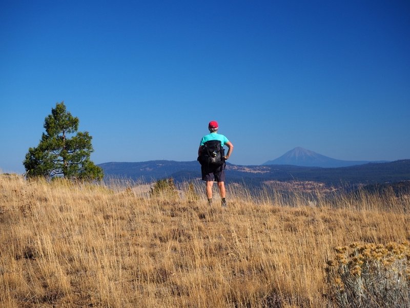 Mount McLoughlin from Porcupine Mountain.