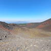 Opie Dilldock pass from Collier Cone rim (Mt. Washington in background).