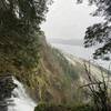 From the deck at the top of Multnomah Falls.