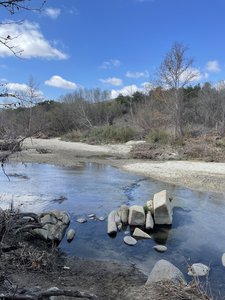 View of the river from the crossing
