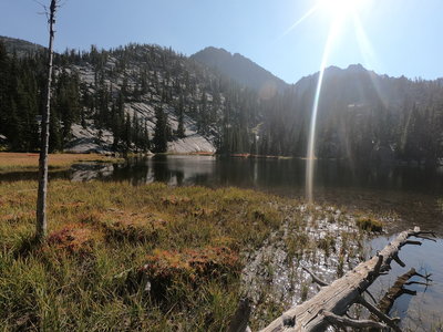 Larger of the two Hoffer Lakes (at end of spur).