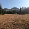 Meadow near end of Hoffer Lakes trail (provides connection to the Lakes Lookout Trail via dirt road).