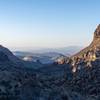 Sunset on Weavers Needle from Fremont Saddle.