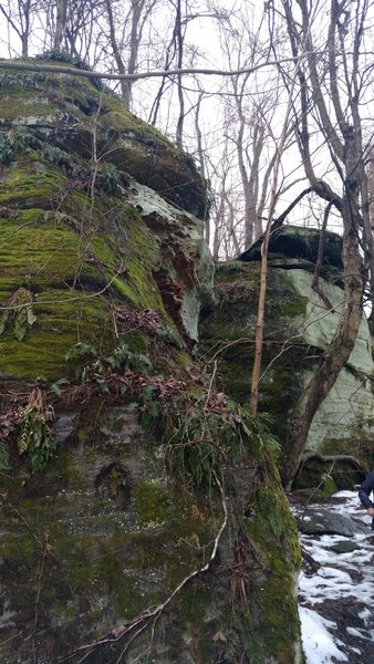 Sandstone ledges