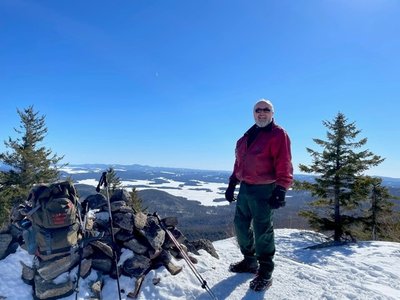 Summit in late Feb looking towards Squam