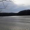 Burr Oak Lake from the Ravine Trail.