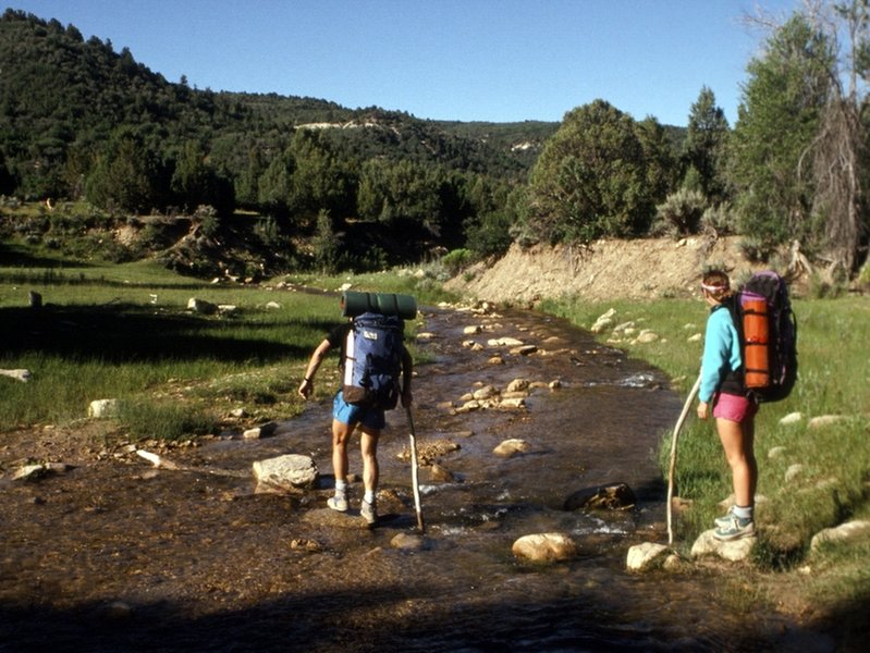 Starting down stream from near Chamberlain's Ranch.