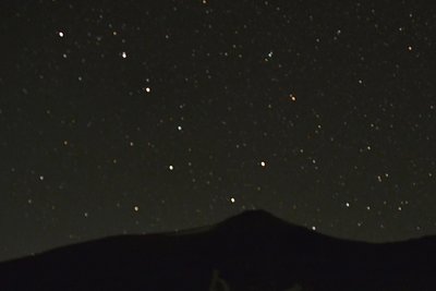 The "Big Dipper" over Siyeh Peak (Aug'20)
