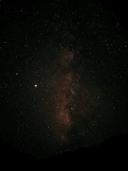 Night Sky right outside of the Chisos Mountains campground.