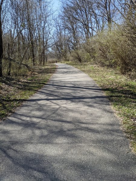 The Riverway paved path.