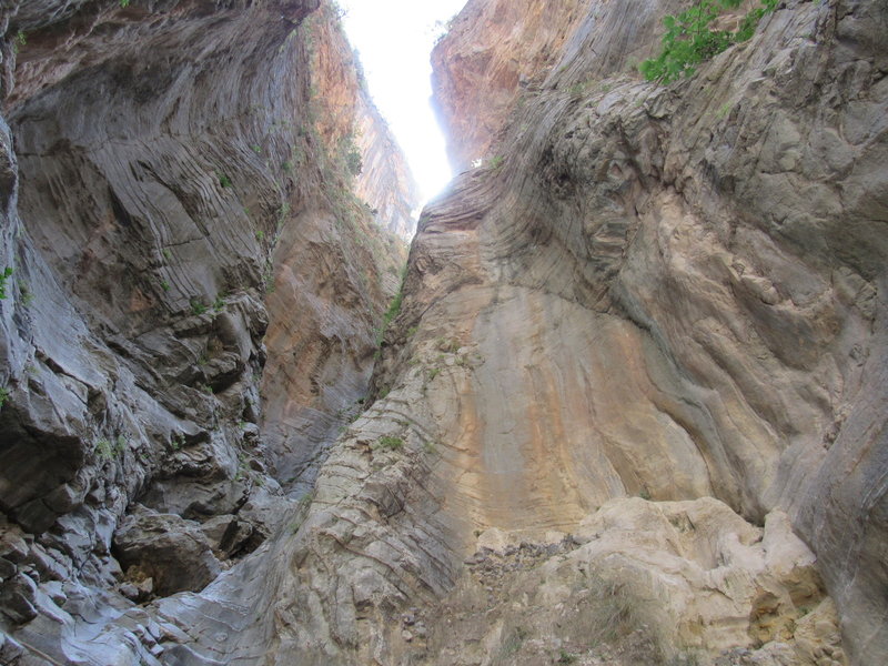 The rock formations standout even more on the second half of the trail.