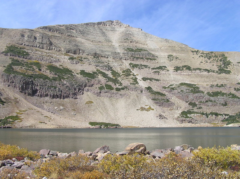 Blue Lake with Mt. Agassiz in background (09-19-2012)