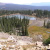 Morat Lake (eastern one) from Blue Lake Trail (09-19-2012)