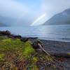 Double Rainbow Over Lake Cresent.