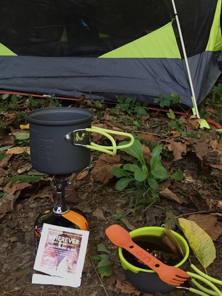 Adventure Hiking Trail, Indiana. Morning cup of joe.