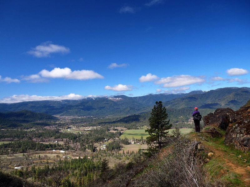 View of the Williams Valley from the Chinese Wall.