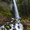 Dry Creek Falls in early spring time.