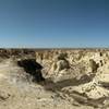 Badlands of Little Jerusalem Badlands State Park.