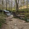 City Lake Falls viewing platform.