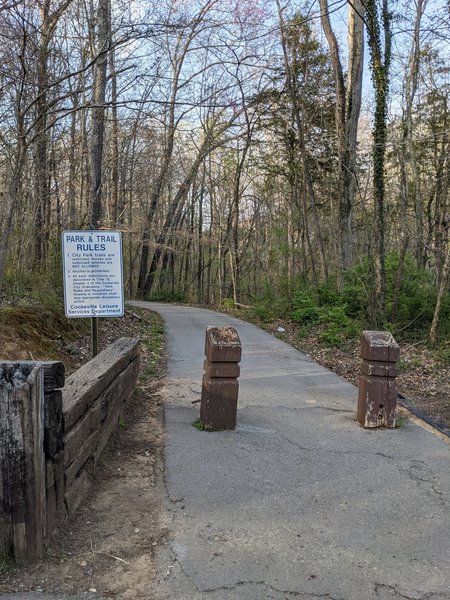 City Lake Falls Trailhead