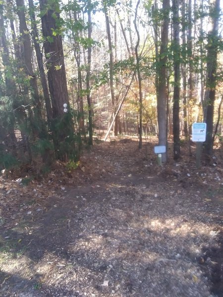 Trail entrance