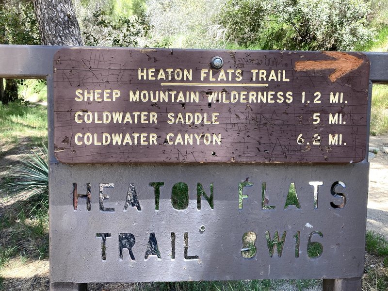 Trail sign