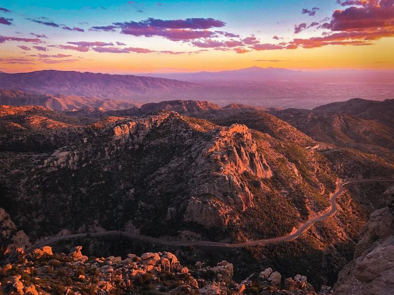 Sunset from Windy Point