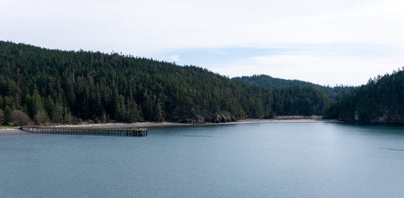 Bowman Bay from the trail to the north