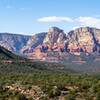 Towering cliffs north of Brins Mesa.