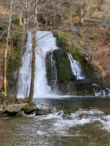 Waterfall in April - no other people around.