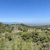 View of the lower part of Kennedy Trail from an overlook point nearly halfway up the 4.1 mile first section of trail.