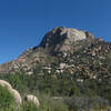 Looking up toward Granite Mountain from northwest.