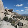 From near the top of Granite Mountain looking southeast.