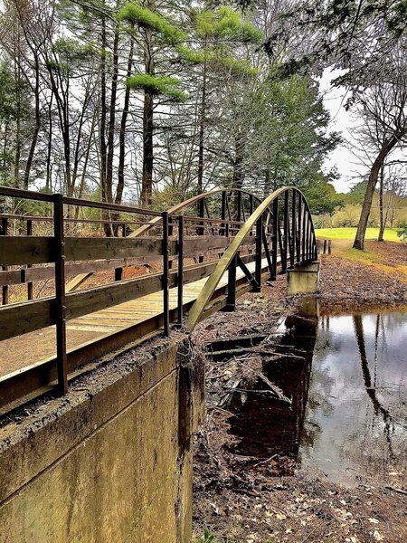 The Black Rock footbridge.