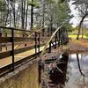 The Black Rock footbridge.