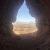 Inside one of Scout Caves