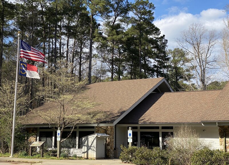 Trailhead visitor center.