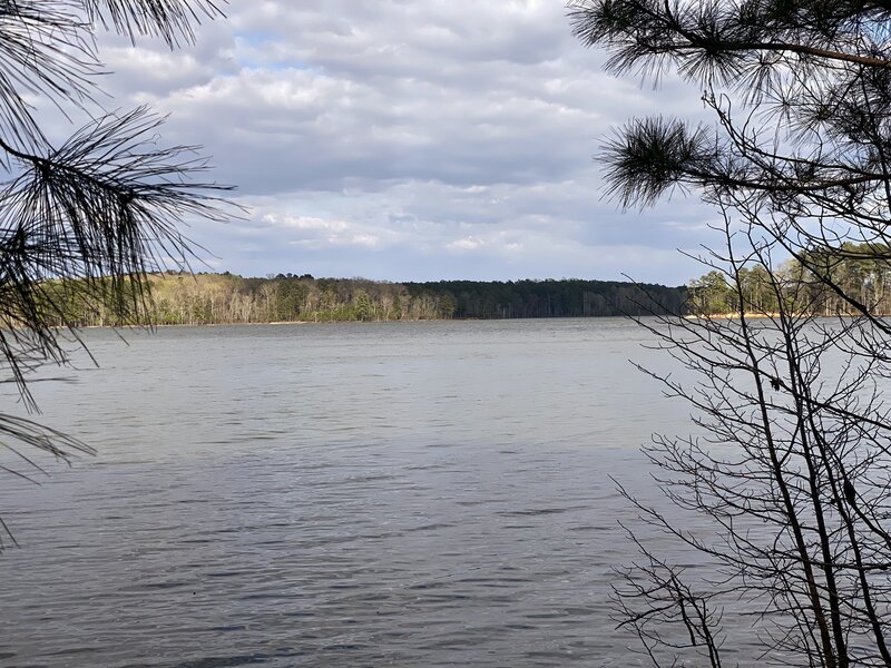 Kerr Lake from midpoint of trail.