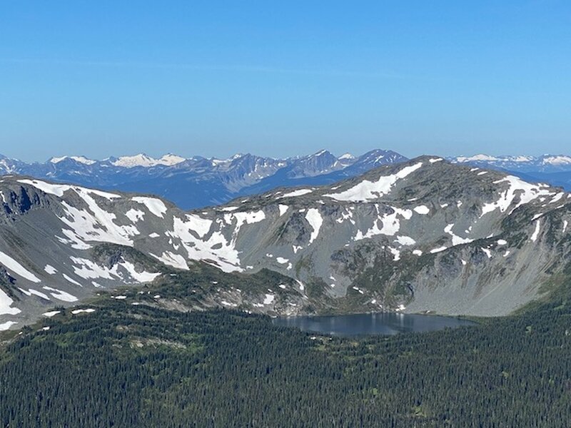 Views looking West from Stoyoma Mountain.